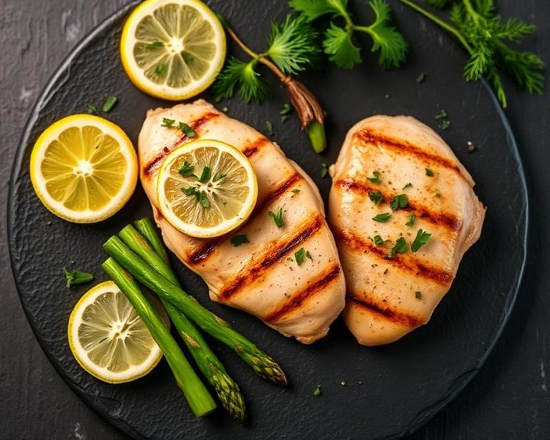 Grilled Lemon Garlic Chicken Breast
