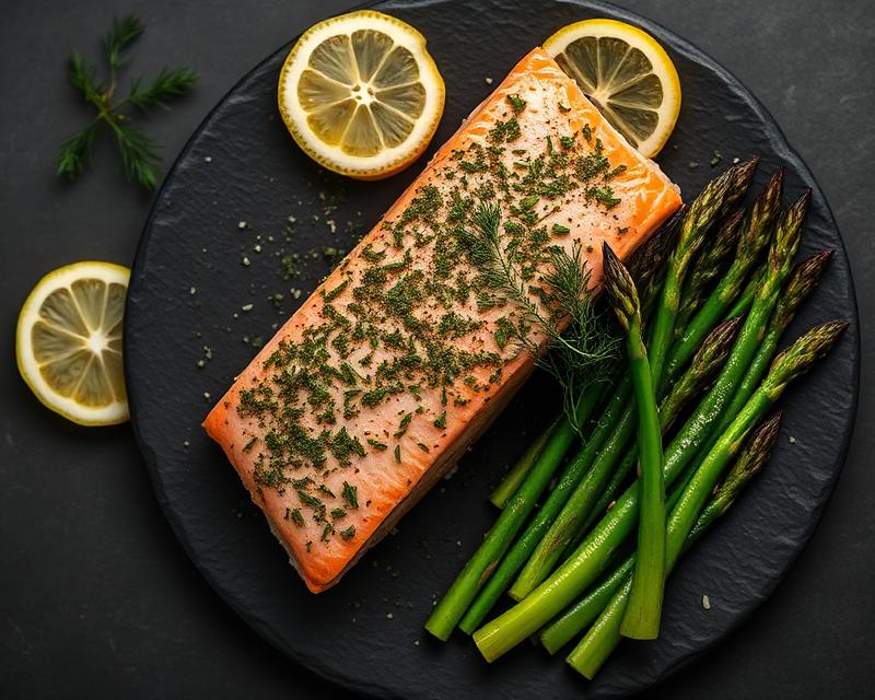 Herb-Crusted Baked Atlantic Salmon